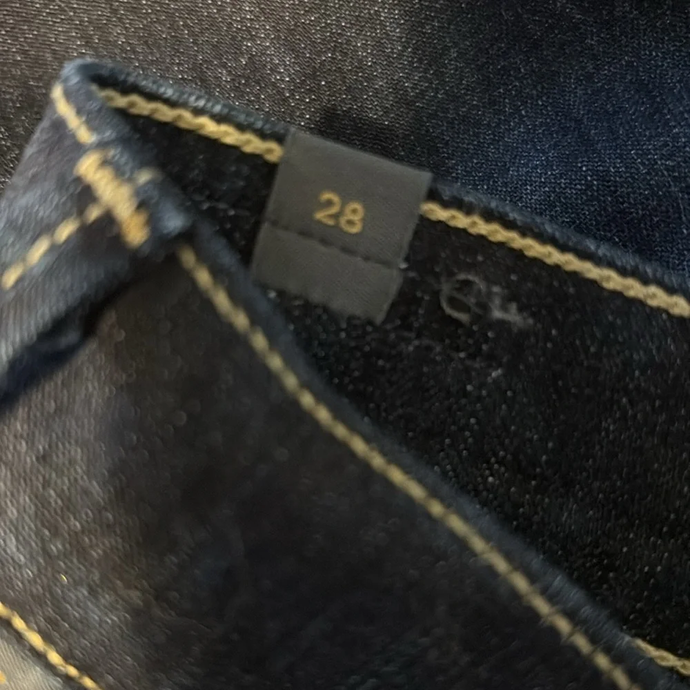 Citizens of Humanity Dark Wash Ava Low Rise Straight Leg Jeans 28 - Picture 12 of 13